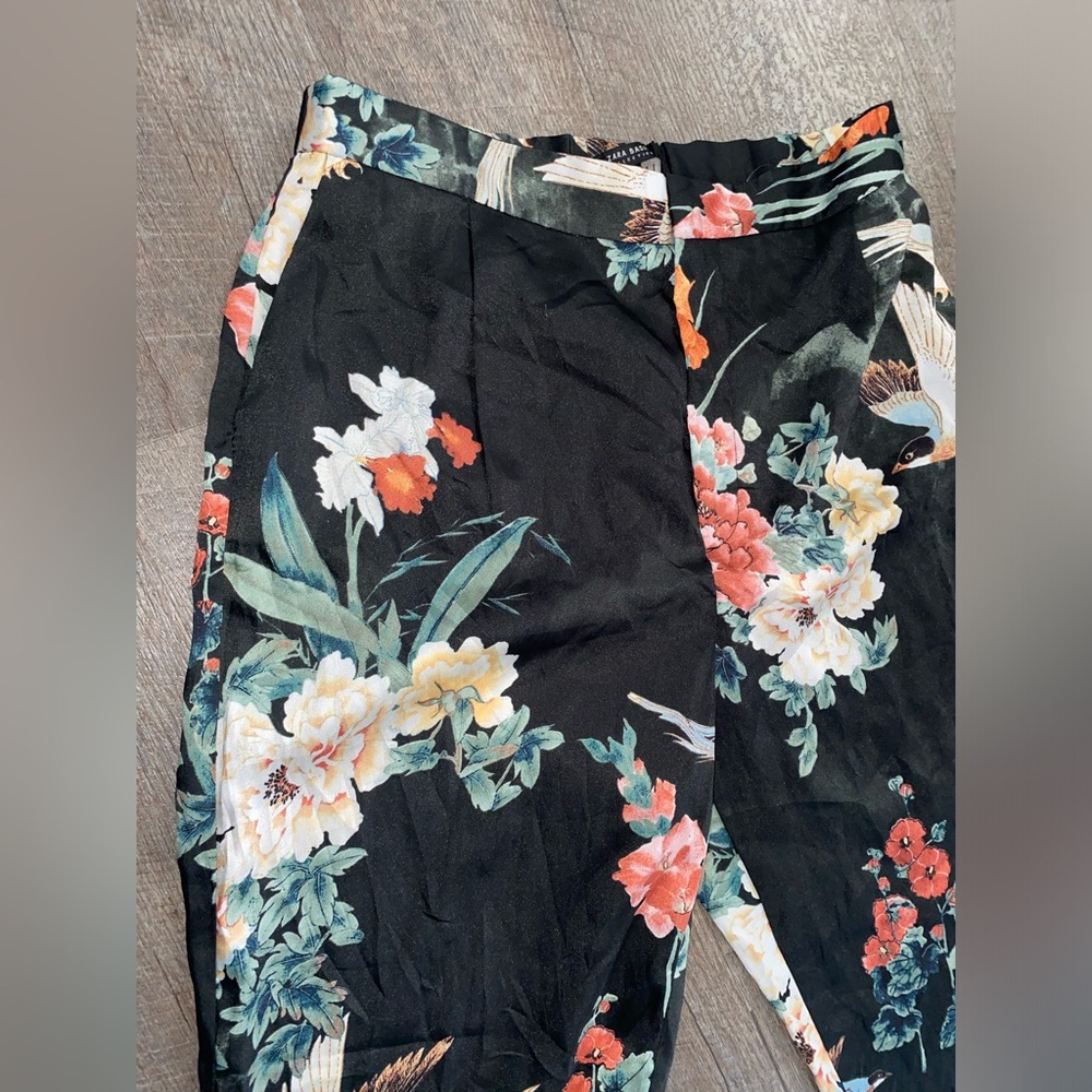 Zara Basic Collection Printed Trousers - image 5